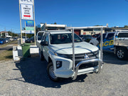 MITSUBISHI TRITON MR (11/18 to 02/24) ALLOY NUDGE BAR WITH REMOVABLE H-FRAME (GCB)