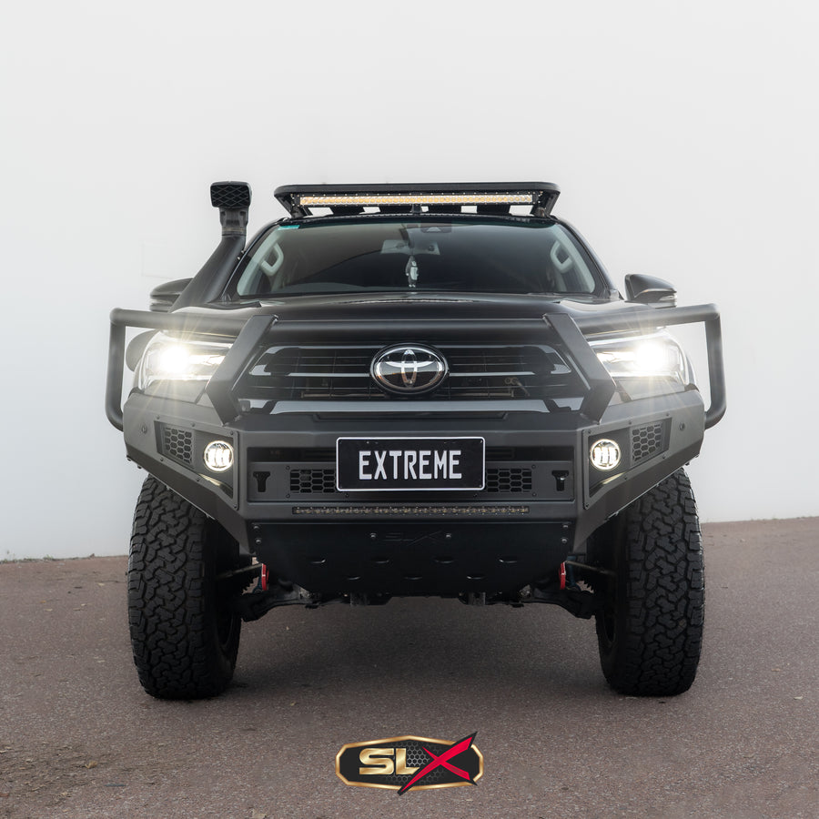 SLX BULLBAR Extreme Series Bullbar Suits Toyota Hilux 2021 GUN126R on Triple Loop