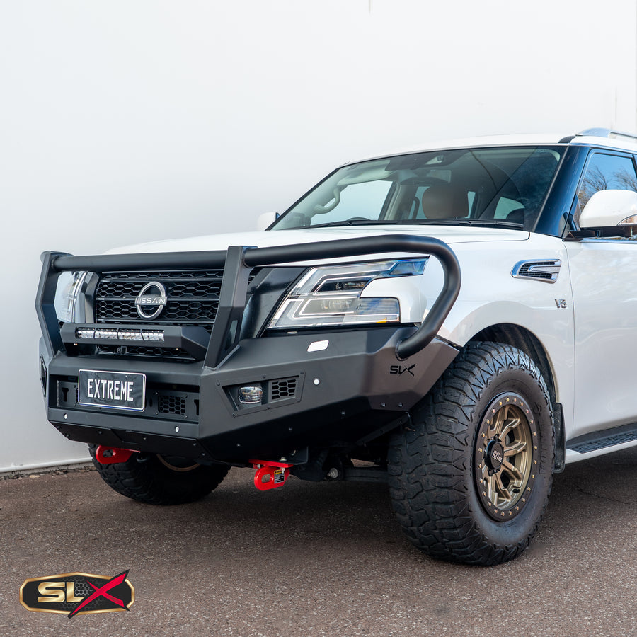 SLX BULLBAR Extreme Series Bullbar Suits Nissan Y62 Patrol S5 triple loop