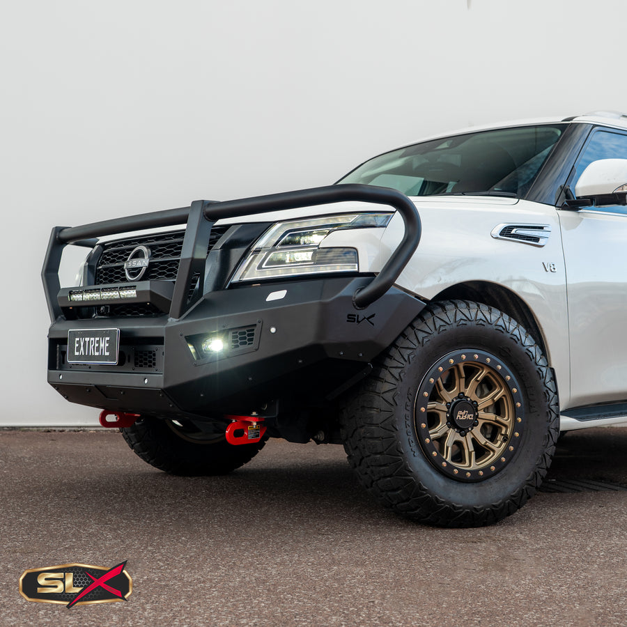 SLX BULLBAR Extreme Series Bullbar Suits Nissan Y62 Patrol S5 triple loop