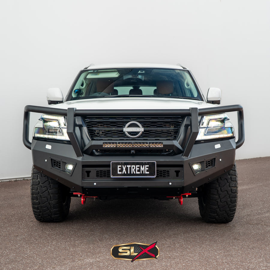 SLX BULLBAR Extreme Series Bullbar Suits Nissan Y62 Patrol S5 triple loop