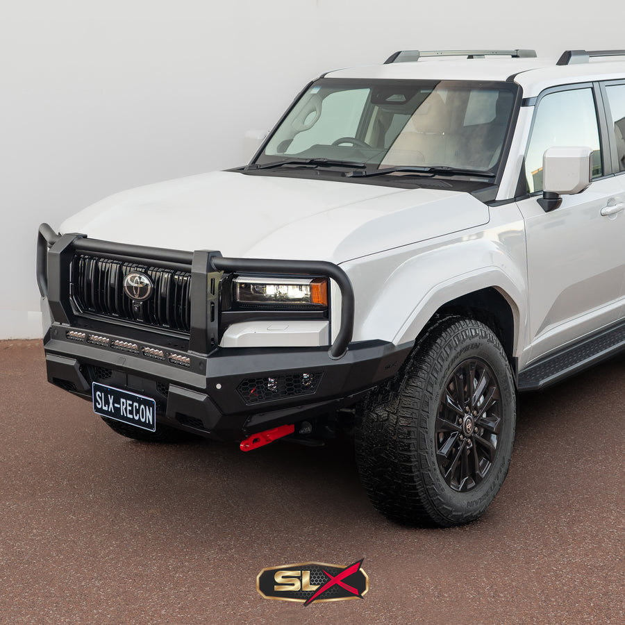 SLX Recon Bull, Suitable For Toyota Prado 250 Series 2025 on SLX Recon Bull Bar Triple Loop Bullbar Prado 250