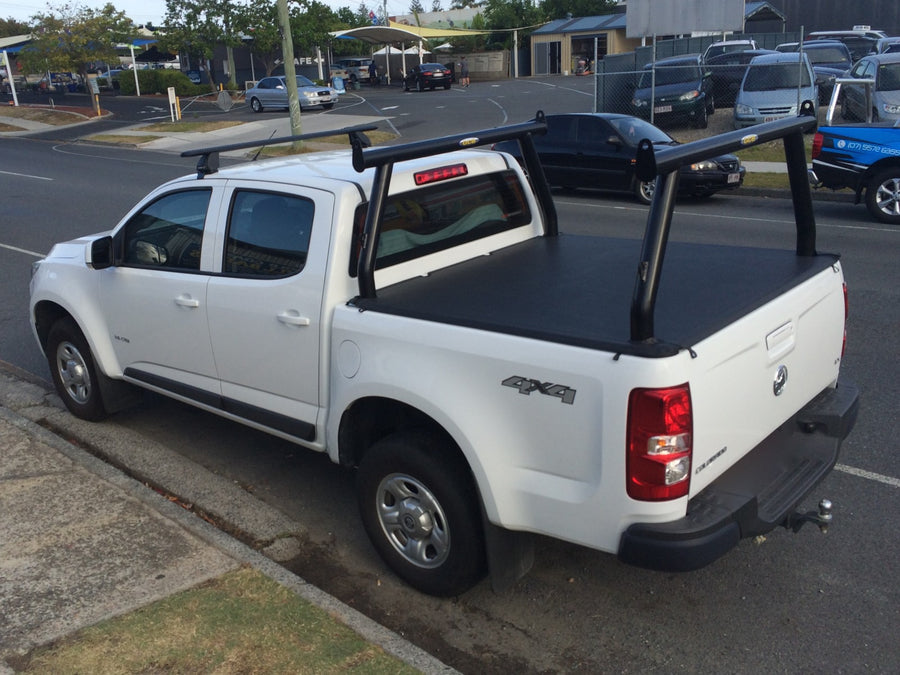 Holden RG Colorado Tradesman Rack Set (front and rear rack). HD channel system
