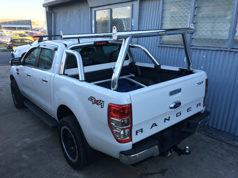 Ford PX Ranger (MkII & MkIII) Tradesman Rack & Sportsbar Extension. HD channel system
